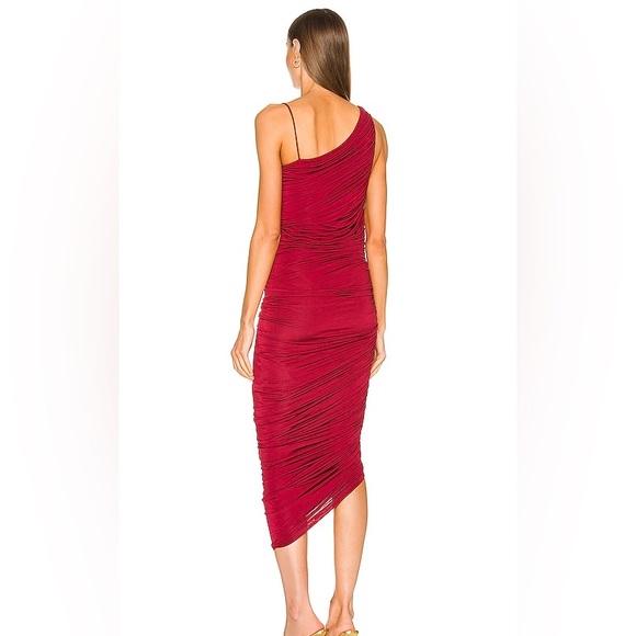 NWOT..LāAcademie Adele Midi Dress in burgundy size XL. - Picture 3 of 6